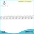 5.9mm custom hot sale silver stainless steel zircon chain necklace jewelry wholesale